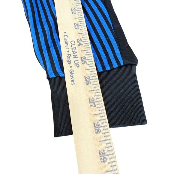 Puma Dazed T7 Track Jacket Black Green Blue Striped Sleeve Pre-Owned Mens Medium - Picture 12 of 14